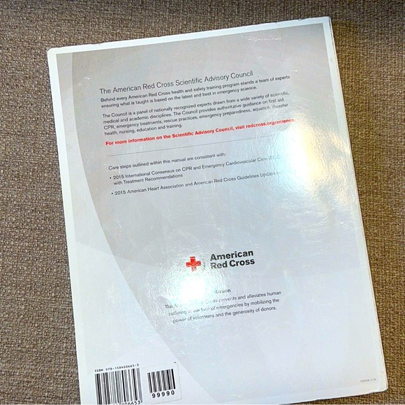 American Red Cross First Aid/CPR/AED Participant Manual - Picture 2 of 3